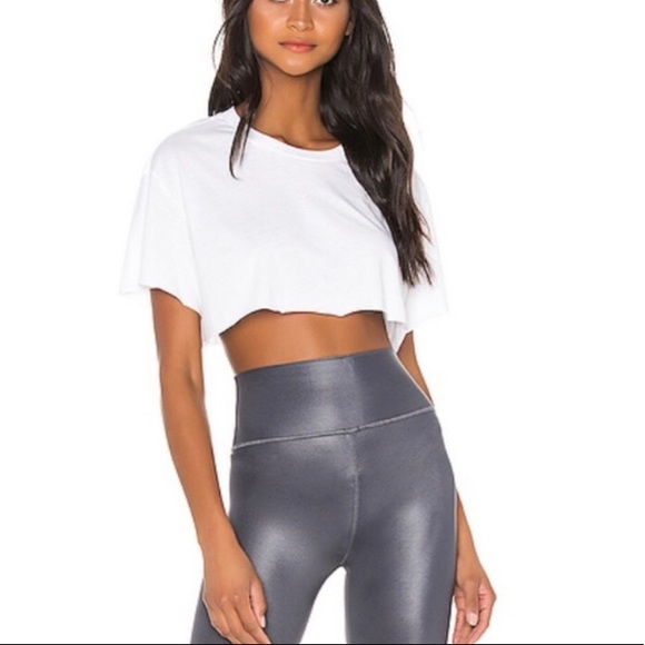 ALO Yoga Pants - ALO YOGA | High-Waist Anthracite Shine Leggings M